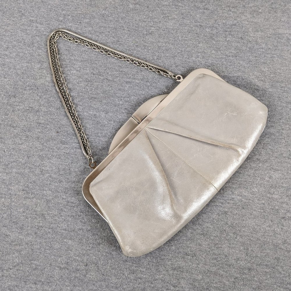 Hobo International silver handbag wallet clutch